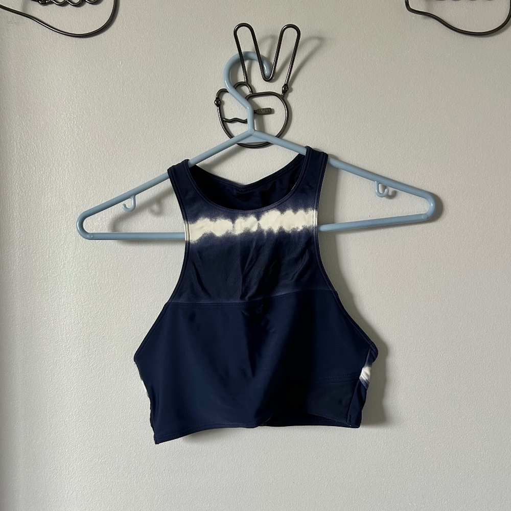 aerie Cropped Halter Swim Top